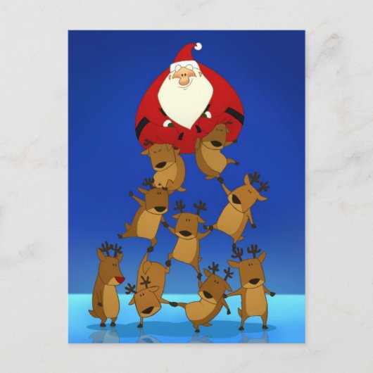 Carte postale père Noël Pyramid (Devant)