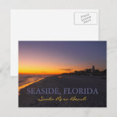 Carte Postale père Noël Rosa Beach - Balnéaire, Floride (Devant / Derrière)