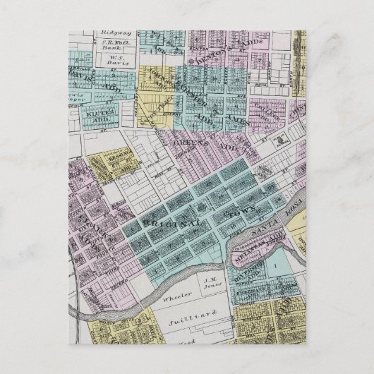 Carte Postale Père Noël Rosa, Californie 5 (Devant)