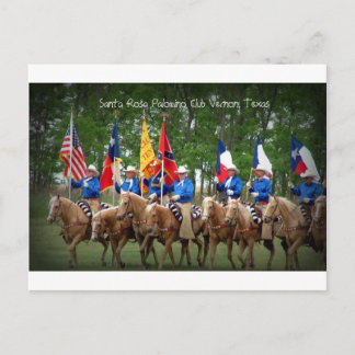 Carte Postale Père Noël Rosa Palomino Club Vernon, Texas