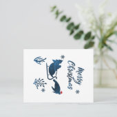 Carte Postale père Noël Sea Turtle (Debout devant)