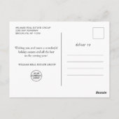 Carte Postale Père Noël Sleigh Noël Fête de Noël Accueil d'entre (Dos)