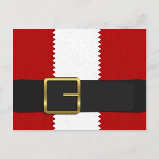 Carte postale père Noël Upclose (Devant)