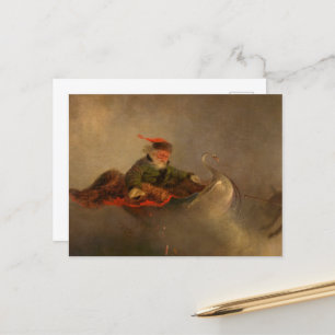 Carte Postale Père Noël, veille de Noël par William H. Beard