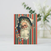 Carte postale Père Noël Victorian (Debout devant)
