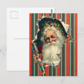 Carte postale Père Noël Victorian (Devant / Derrière)
