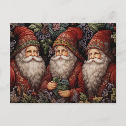 Carte Postale Père Noël vintage (Devant)