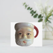 Carte postale Père Noël vintage (Debout devant)