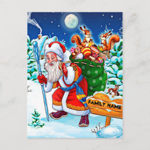 Carte Postale Père Noël vintage