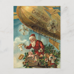 Carte postale Père Noël vintage