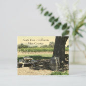 Carte postale Père Noël Ynez/Wine Country ! (Debout devant)