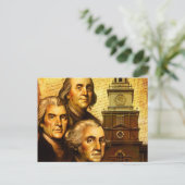 Carte Postale Pères fondateurs (Debout devant)