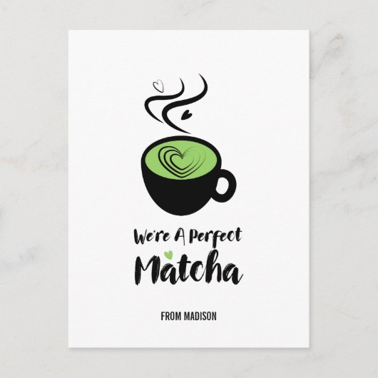 Carte postale Perfect Matcha Valentine Love (Devant)
