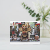 Carte Postale performance de danse balinaise Barong (Debout devant)