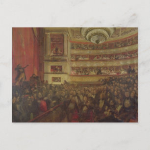 Carte Postale Performance de 'Hernani' par Victor Hugo