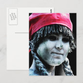 Carte Postale Performance de rue 4 pccna (Devant / Derrière)