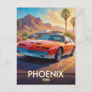Carte Postale Performance sur route du désert de Phoenix Arizona