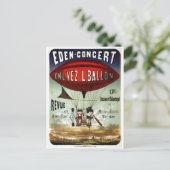 Carte Postale Performance vintage de cirque (Debout devant)