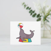 Carte Postale Performing Seal (Debout devant)