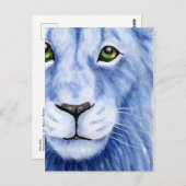 Carte Postale Péridot - Lion (Devant / Derrière)