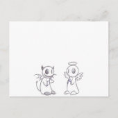 CARTE POSTALE PÉRIL ET ANGEL (Devant)