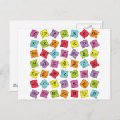 Carte Postale Périodique élémentaire (Devant / Derrière)