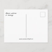 Carte Postale Périphérique de printemps de bienvenue pour les co (Dos)