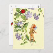 Carte Postale Periwinkle Elf et Ladybug (Devant / Derrière)