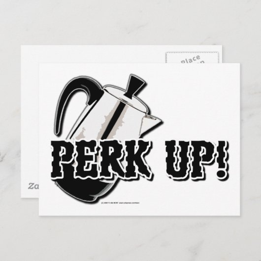 Carte Postale Perk Up ! (Devant / Derrière)