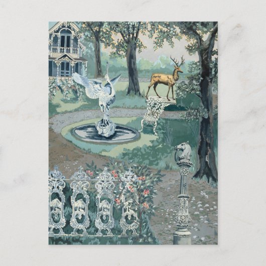 Carte Postale Perkins Harnais Éternel Jardin Floral Haven (Devant)