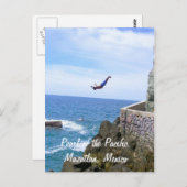 Carte Postale Perle du Pacifique, plongeur de falaise de (Devant / Derrière)