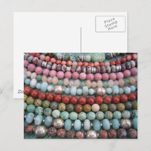 Carte Postale Perles (Devant / Derrière)