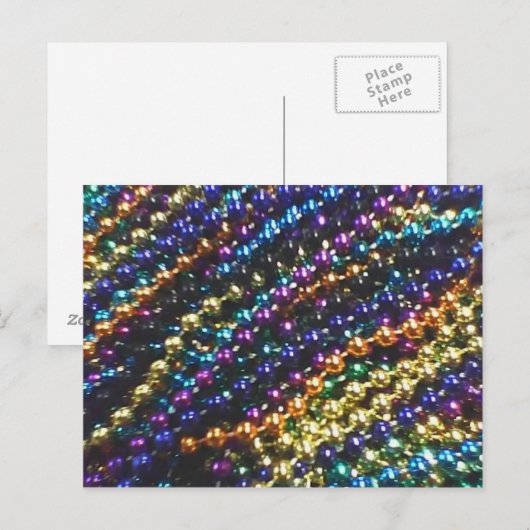 Carte Postale perles de gras (Devant / Derrière)