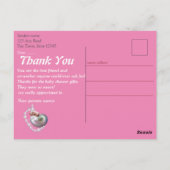 Carte Postale Perles donnant naissance à une petite fille (Dos)