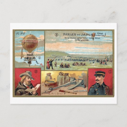 Carte Postale ~ Perles du Japon (années 1900) ~ Planche n°2 (Devant)