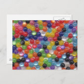 Carte Postale Perles Fibre Optique (Devant / Derrière)