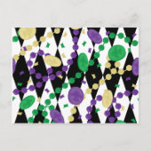 Carte Postale Perles Mardi Gras (Devant)