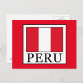 Carte Postale Pérou (Devant / Derrière)