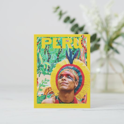 Carte Postale Pérou Amazon Rainforest (Debout devant)