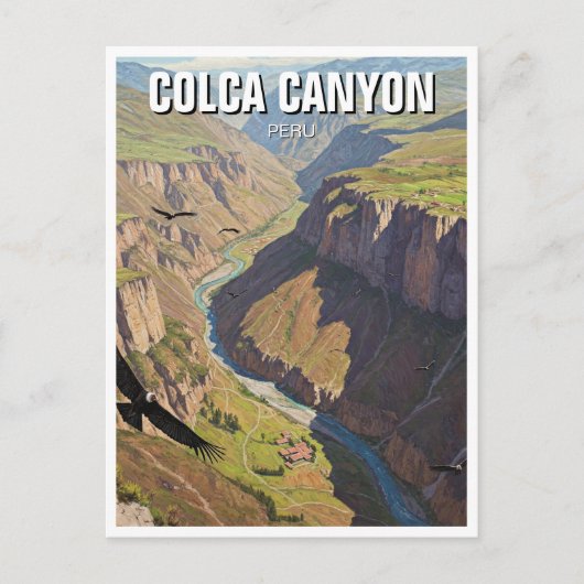 Carte Postale Pérou Canyon de Colca (Devant)