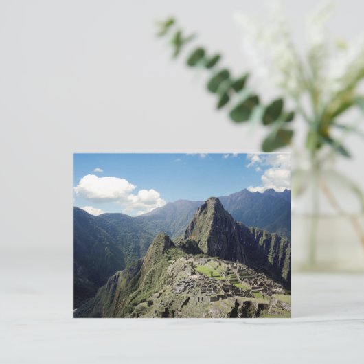 Carte Postale Pérou, Machu Picchu, l'ancienne cité perdue des 2 (Debout devant)