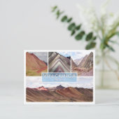 Carte Postale Pérou - Vinicunca - Vallée Rouge - (Debout devant)