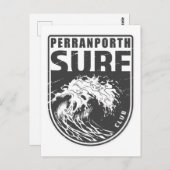 Carte Postale Perranporth Surf Club Angleterre Emblem (Devant / Derrière)