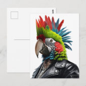 Carte Postale Perroquet (Devant / Derrière)