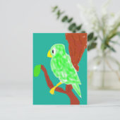 Carte Postale Perroquet (Debout devant)
