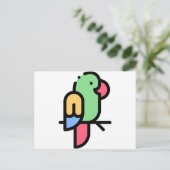 Carte Postale Perroquet (Debout devant)