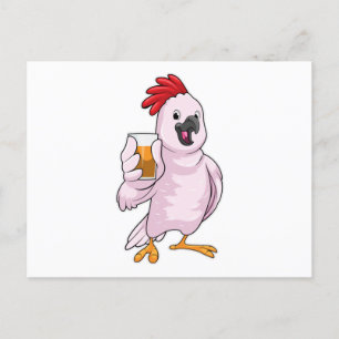 Carte Postale Perroquet au jus