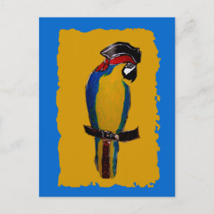 Carte Postale Perroquet bleu