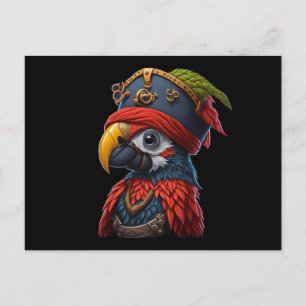 Carte Postale Perroquet de pirates