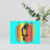 CARTE POSTALE PERROQUET JAMMIN (Debout devant)